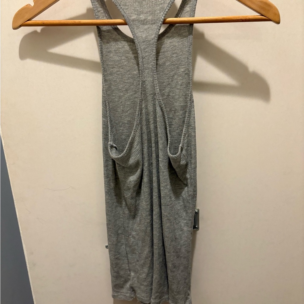 Gray Racerback Tank - Picture 2 of 3